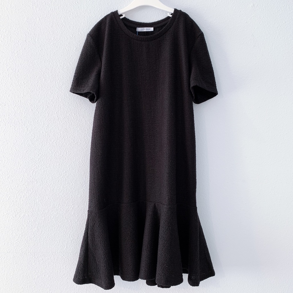 Zara Florence hem black dress